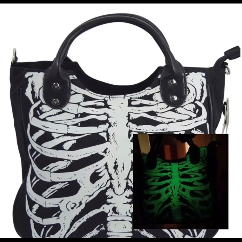 Glow in the Dark RIBCAGE PURSE